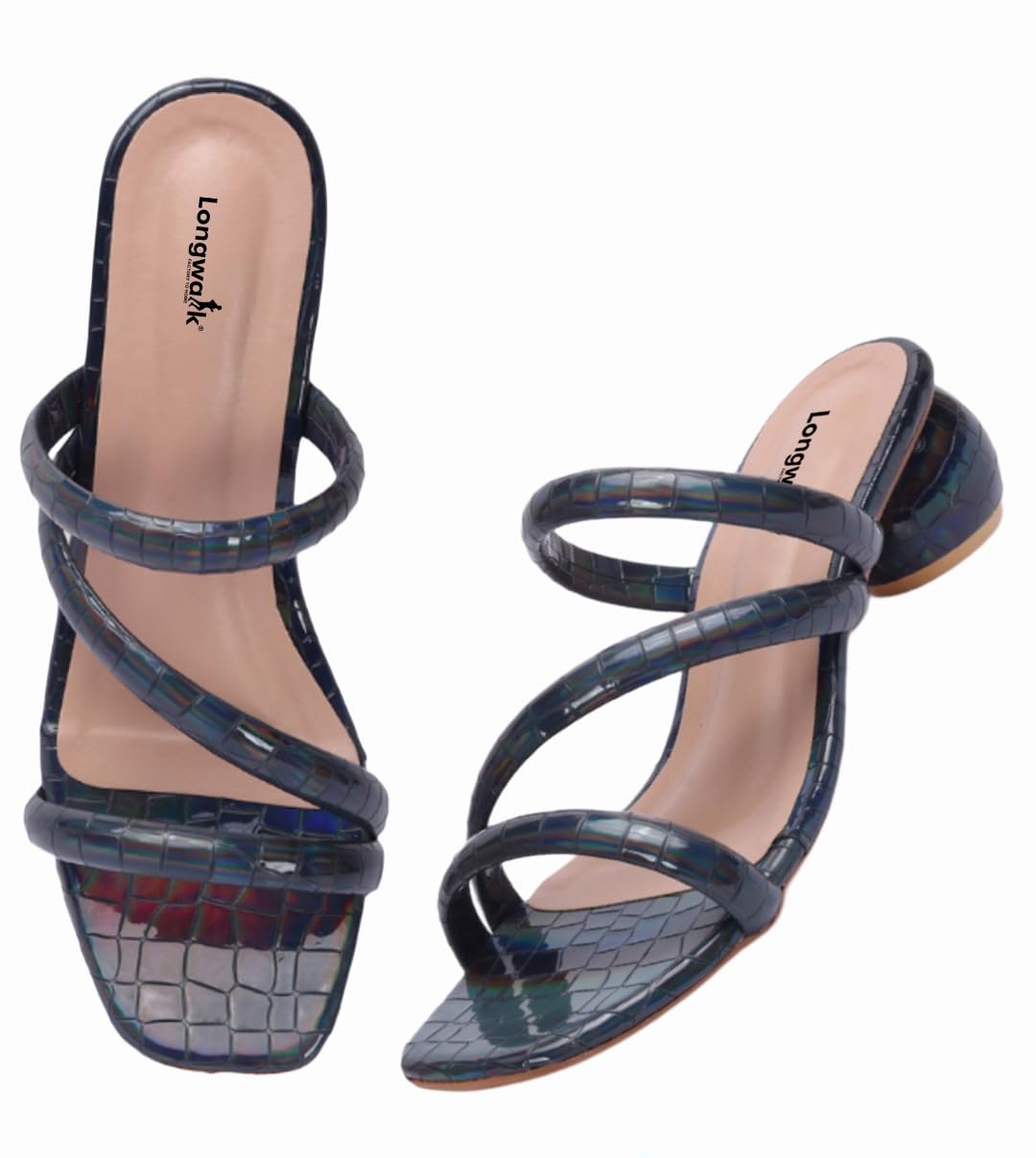 longwalk Women's Multi Strap Heeled Sandal-picture-28
