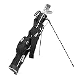 Lightweight Sunday Golf Bag with Strap and Stand – Easy to Carry and Durable Pitch n Putt Golf Bag – Golf Stand Bag for The Driving Range, Par 3 and Executive Courses – 31.5 inches Tall…