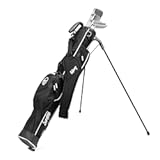 Lightweight Sunday Golf Bag with Strap and Stand – Easy to Carry and Durable Pitch n Putt Golf Bag – Golf Stand Bag for The Driving Range&comma; Par 3 and Executive Courses – 31&period;5 inches Tall…