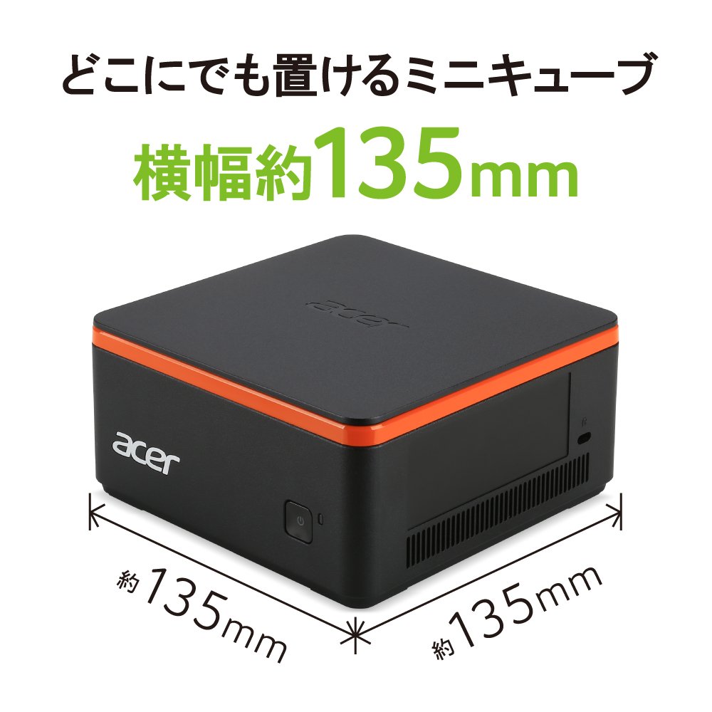 Amazon.co.jp: Acer デスクトップパソコン Revo M1601-H12N/2G/32GB