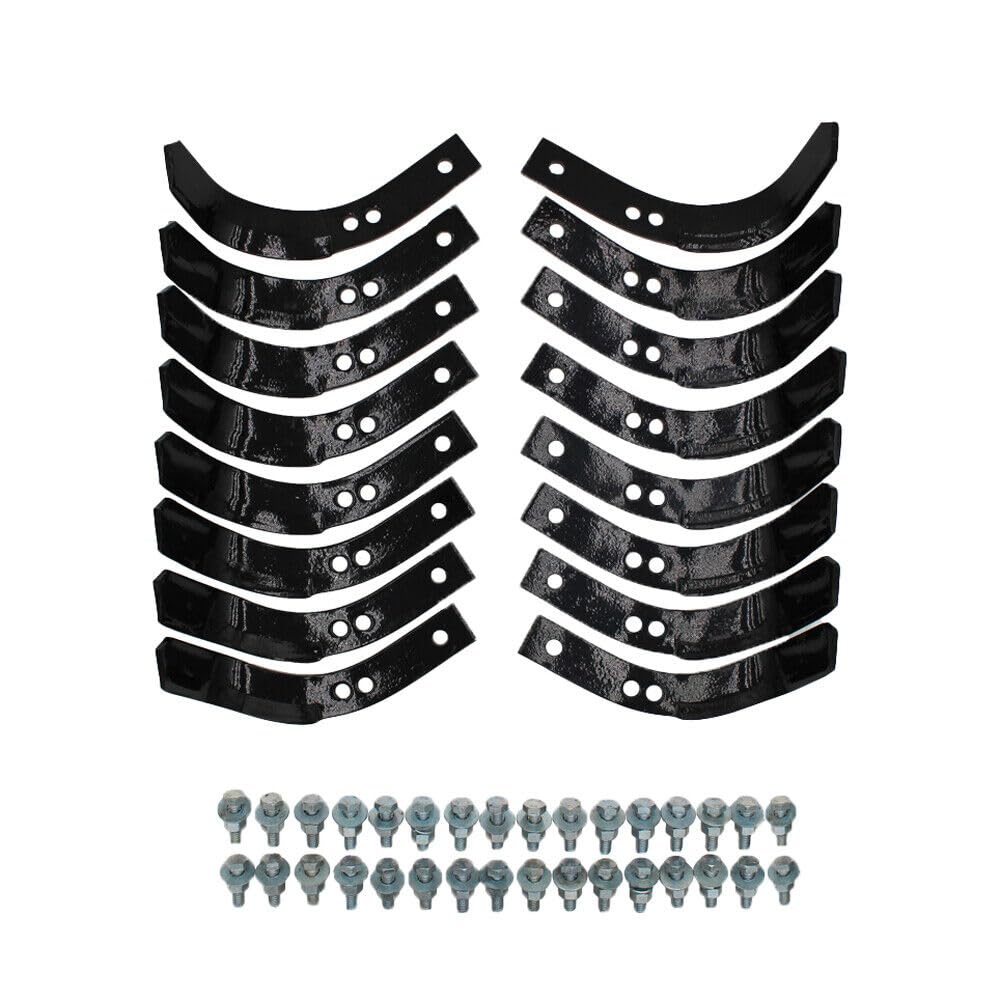 For 16 Tine Set Fits For MTD Fits for Sears Fits For Craftsman Tiller Tines With Hardware 108802, for craftsman garden tiller tines, for craftsman 917294260 tiller tine, for craftsman tiller tines