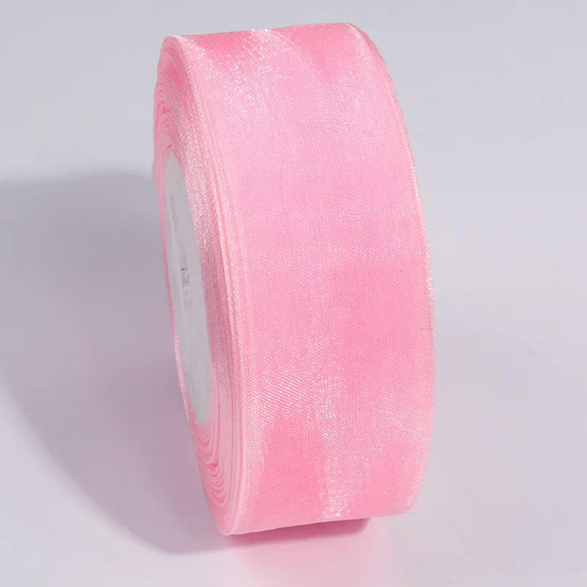 CIVIOOH 50 Yards Sheer Chiffon Ribbon Organza Satin Ribbons for Gift Wrapping Wedding Decoration Bouquets Party DIY Crafts