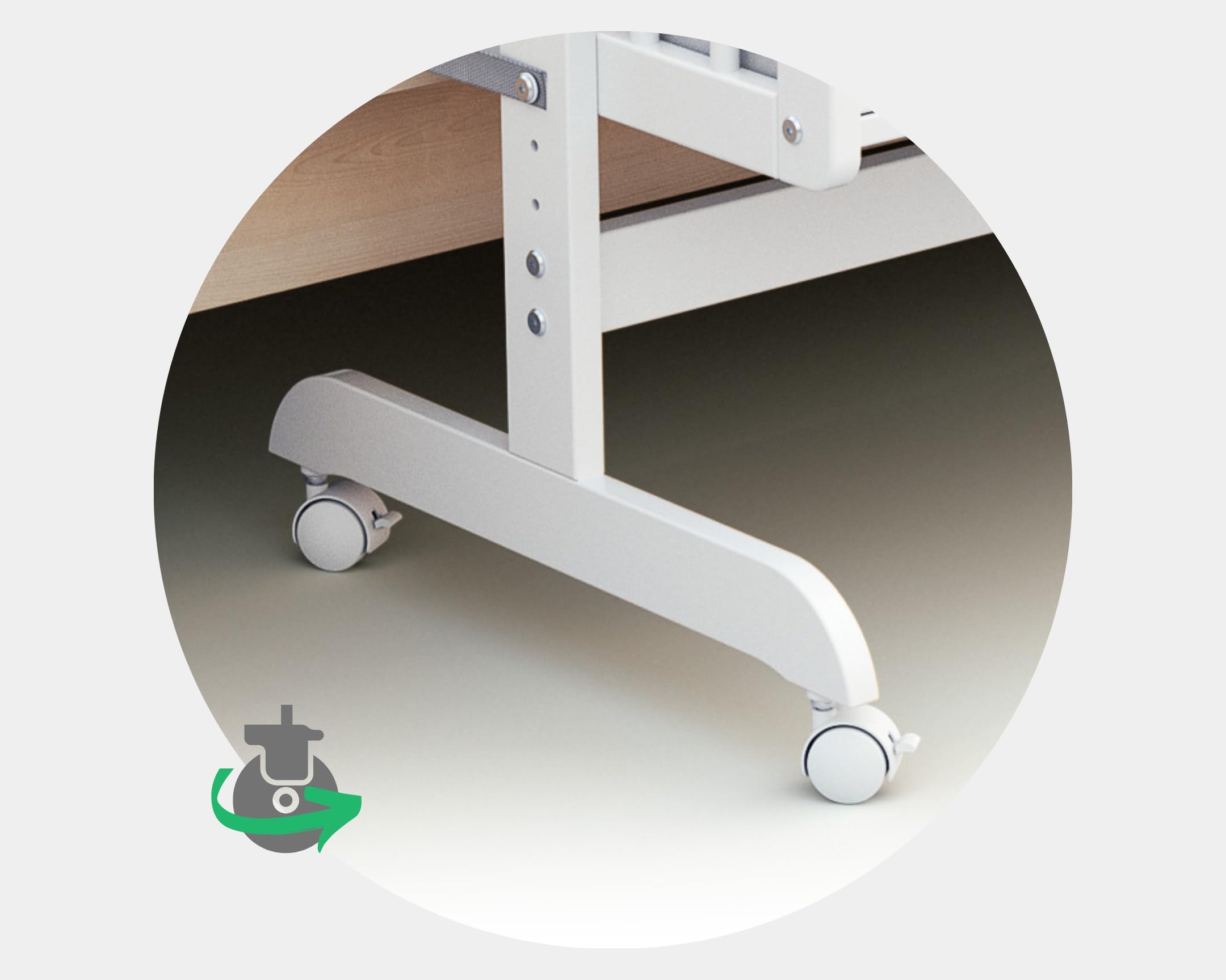 AT4 - Culla co-sleeping evolutiva ESSENTIEL legno - Bianco - 40 x 80-88 x 52 x 90 cm