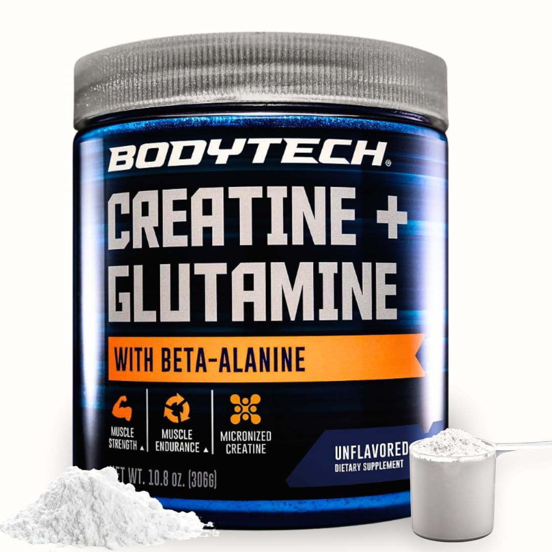 BodyTech Creatine + Glutamine with Beta Alanine Powder