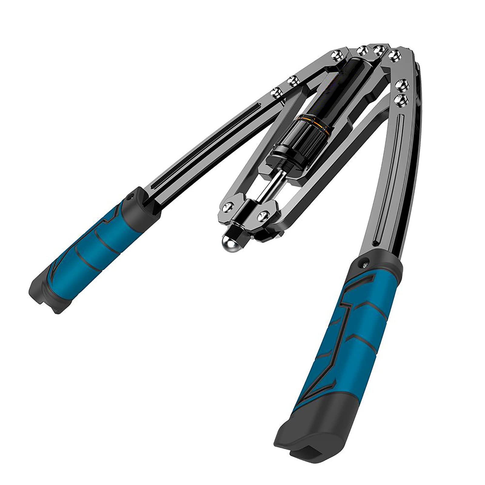 Ejercitador de Brazos, expansor de Pecho para el hogar, Entrenamiento Muscular de Brazos, Potencia hidráulica Ajustable de 22 a 440 LB, para Ejercicios en casa