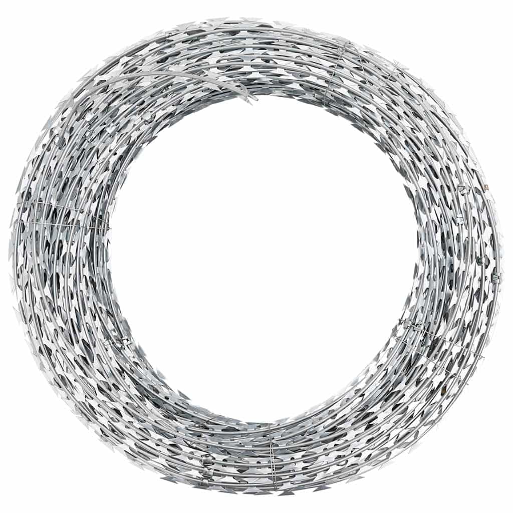 BTO-22 Clipped Concertina NATO Razor Wire Galvanized Steel 197' Useful Outdoor Protection Material