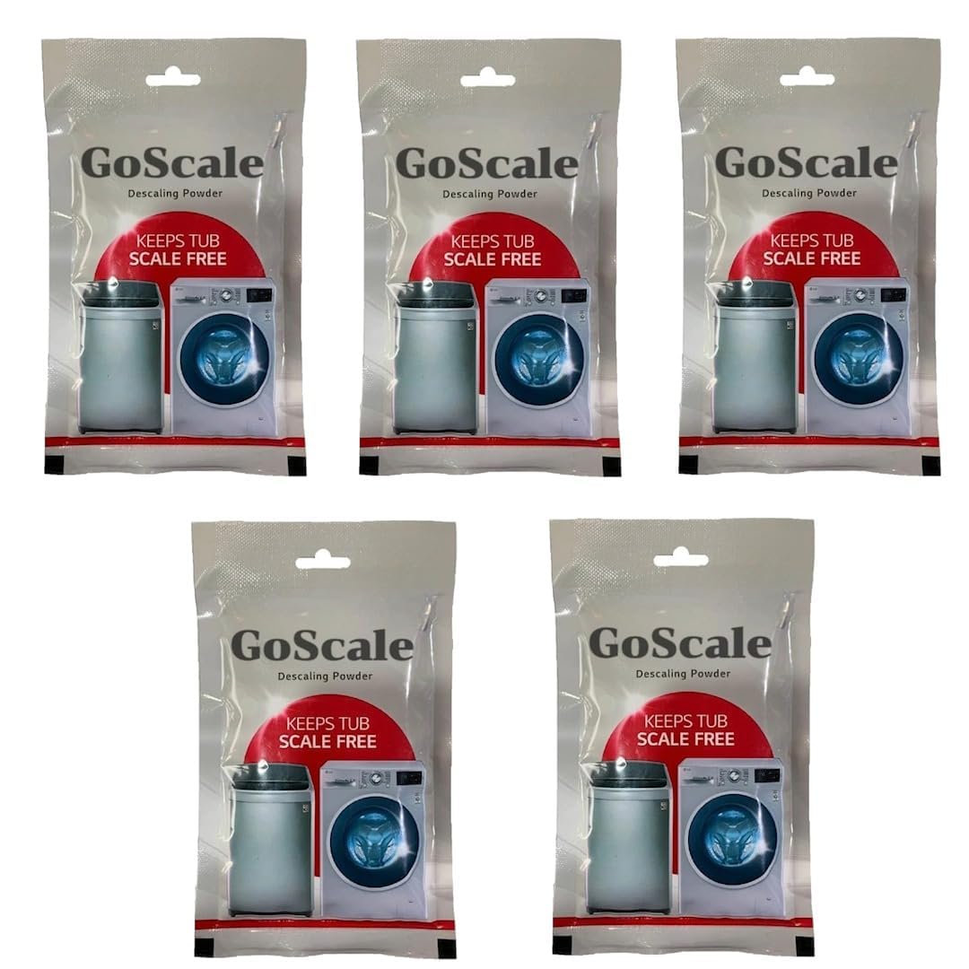 Descale Compatiable for LG & Whirlpool Washing Machine Front Load and Top Load, Cleaning Powder, Descaling Powder, Drum Cleaner 100g (packet 5) (B0CTMHP8RJ) Amazon Price History, Amazon Price Tracker