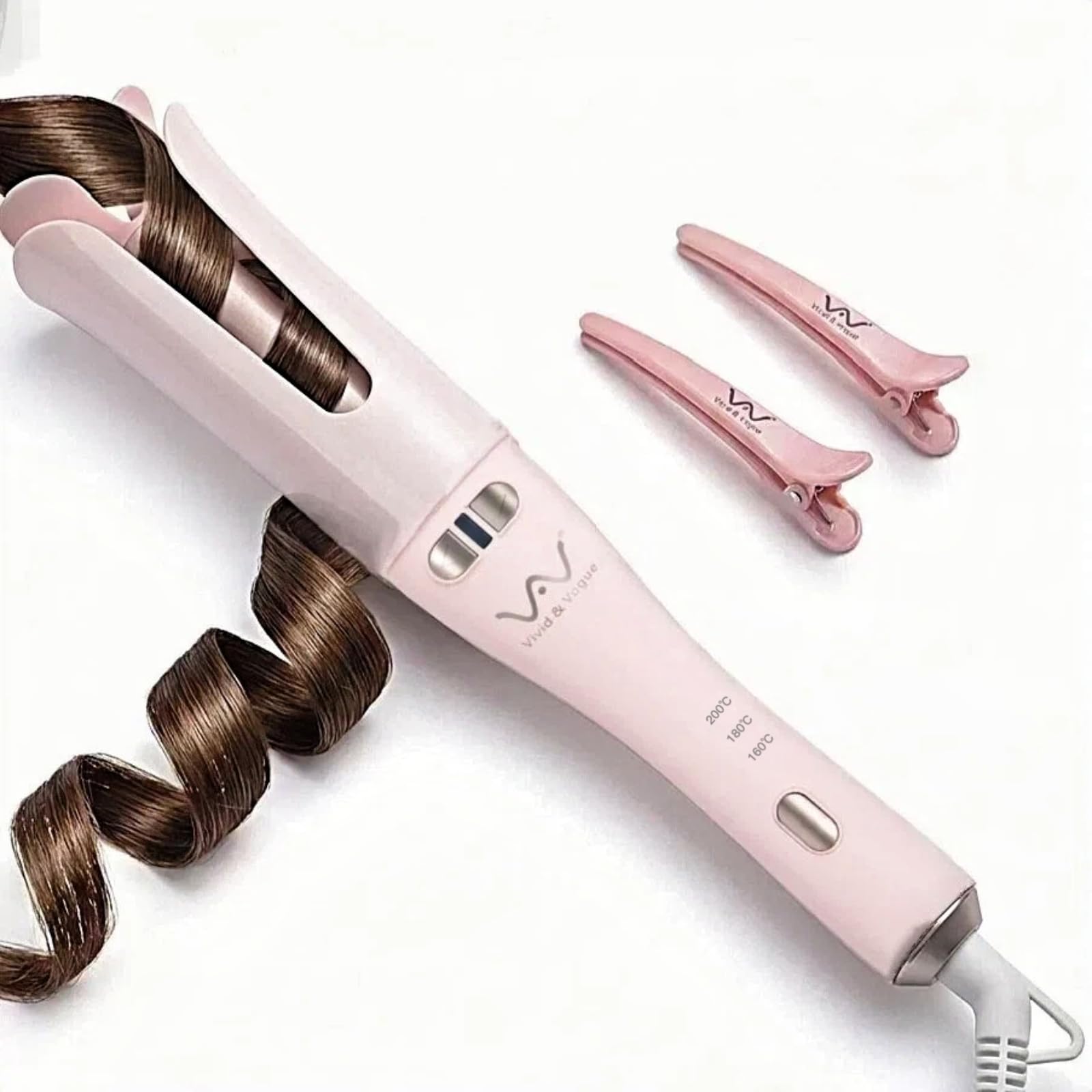 カールヘアアイロン Amazon | VAV オートカールアイロン 32mm スマート自動巻き＆回転