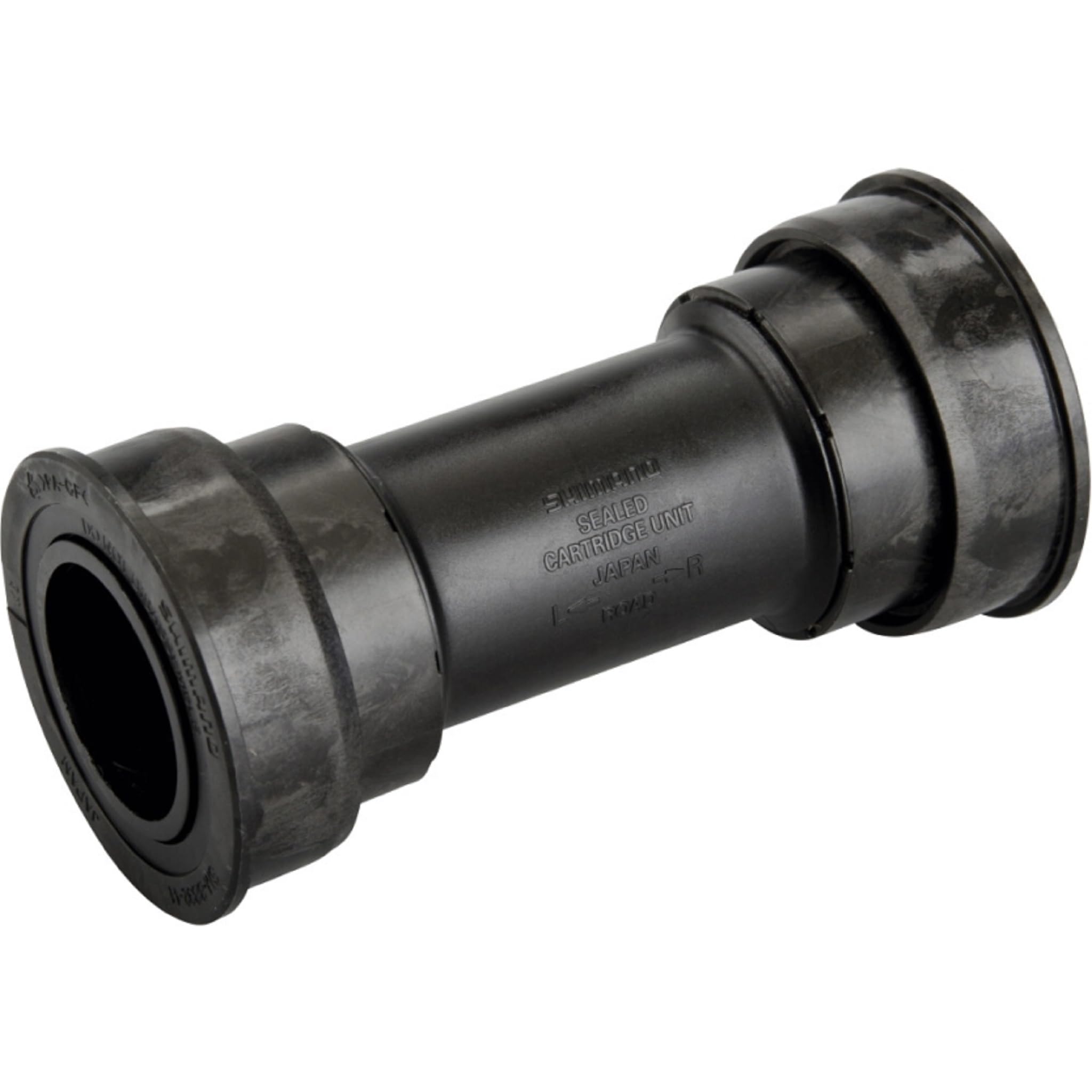 maxxi4you Shimano Fahrrad Innenlager SM-BB92-41B Press-Fit Ø 41 mm / 86.5 mm inkl Fahrrad Kettenbürste