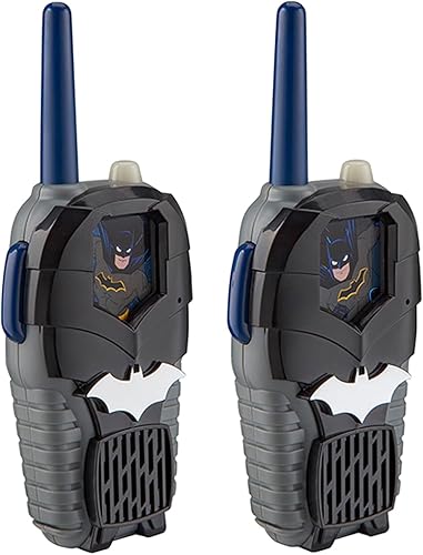 Miniatura 2 de Walkie Talkies de juguete de Batman para niños, juguetes libres de estática para interiores y exteriores para niños con gráficos iluminados