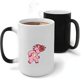 Gift Idea for Music Lovers Unicorn Headbanging Rocking Out 11oz 15oz Color Changing Mug