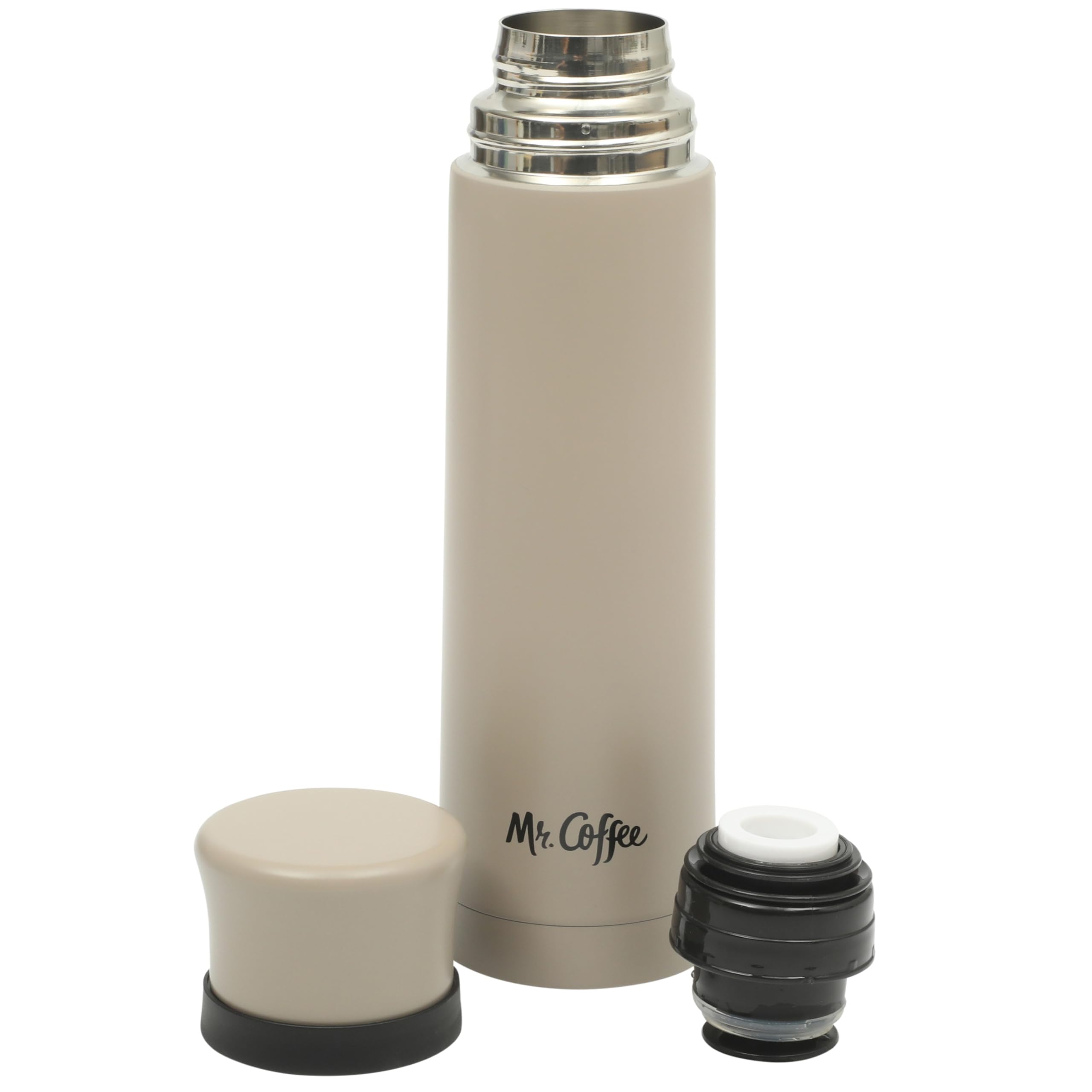 Mr. Coffee Silverleaf 23 oz Stainless Steel Thermal Bottle