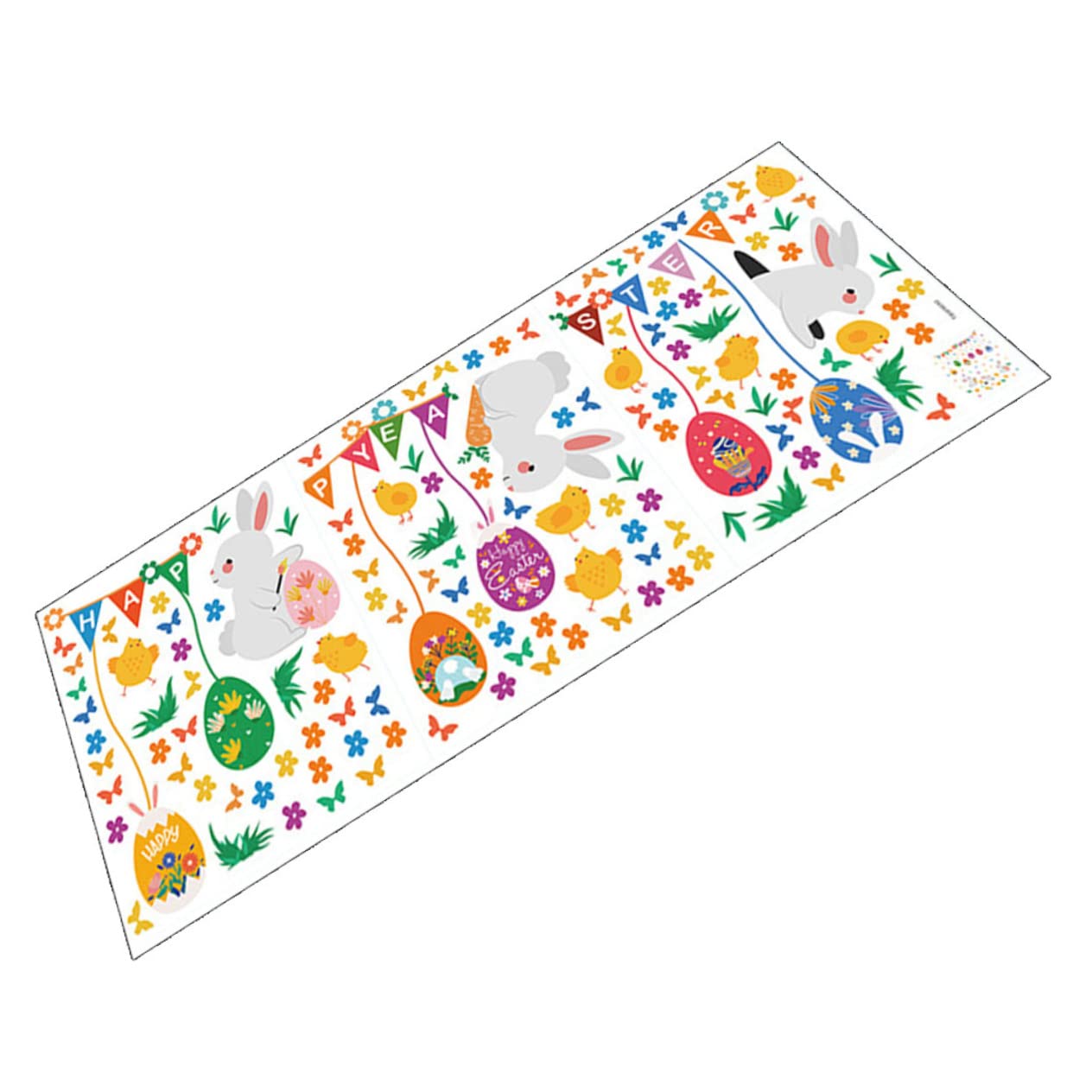Alipis 5st Wandtattoo Ostern Partygeschenke Ei Partyartikel Für Außendekoration Wandtattoos Füllstoffe Aufkleber Fensterdekoration Zu Ostern Osterdeko Ostern-tapete Pvc