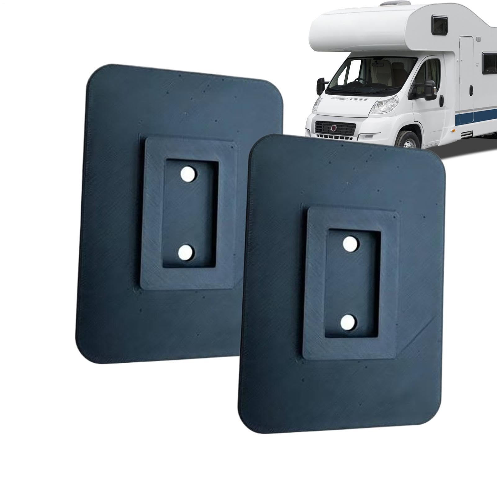 Générique De Support De Pied D'auvent pour Camping-Car,2 s Portables et Robustes | Accessoires Camping-Car Polyvalents - pour Extérieur Été Pique-Nique Voyage Caravane Bateau Plage Quai Sol de Cale