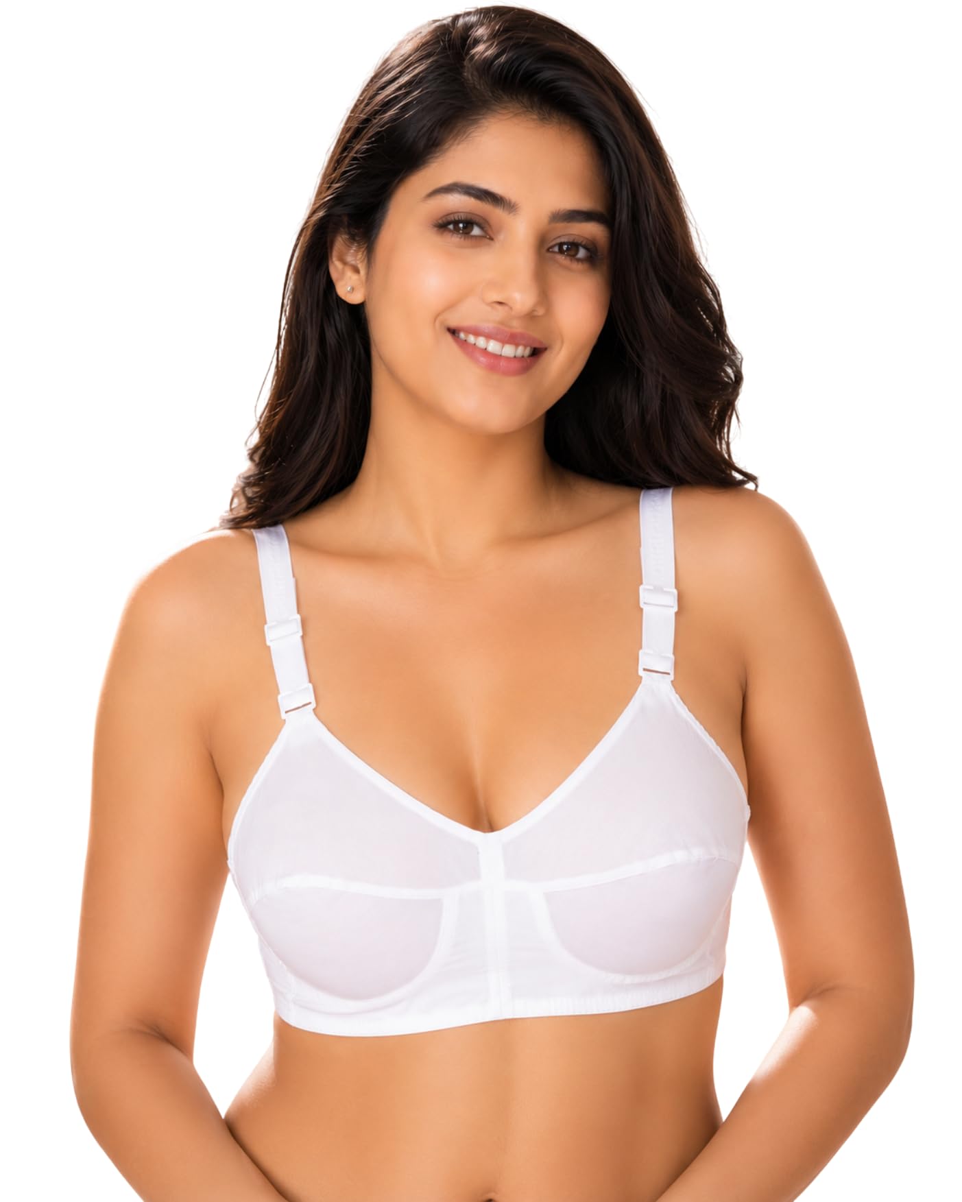 sona Women Bee-Heart Cotton Non-Padded Non-Wired Full Coverage Daily Use Regular Bra-picture-26