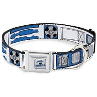 Collare per cani con fibbia per cintura di sicurezza Star Wars R2D2