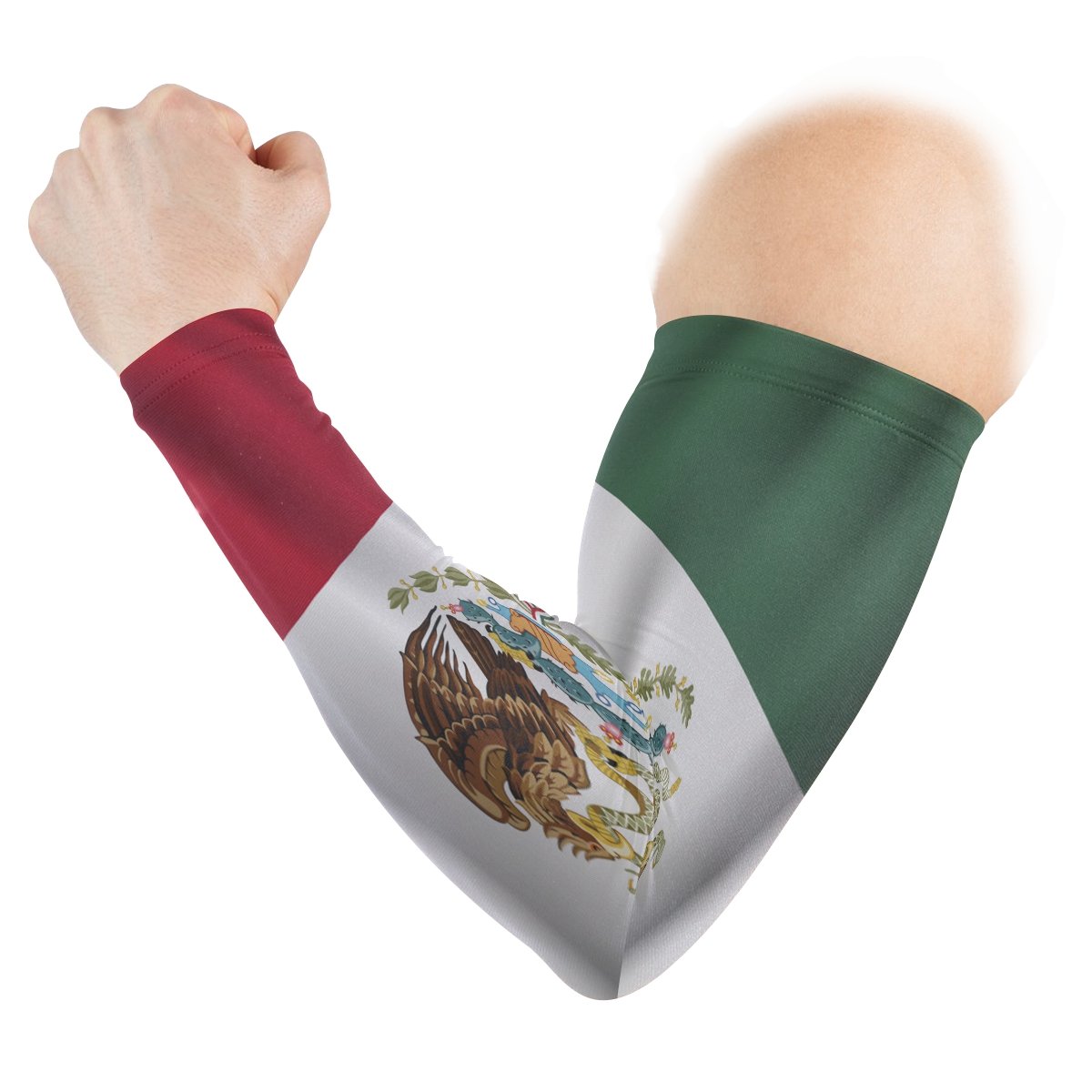 super3Dprinted Mexico Flag Sports Sleevelet Oversleeves Riding Protection Arm Sleeves