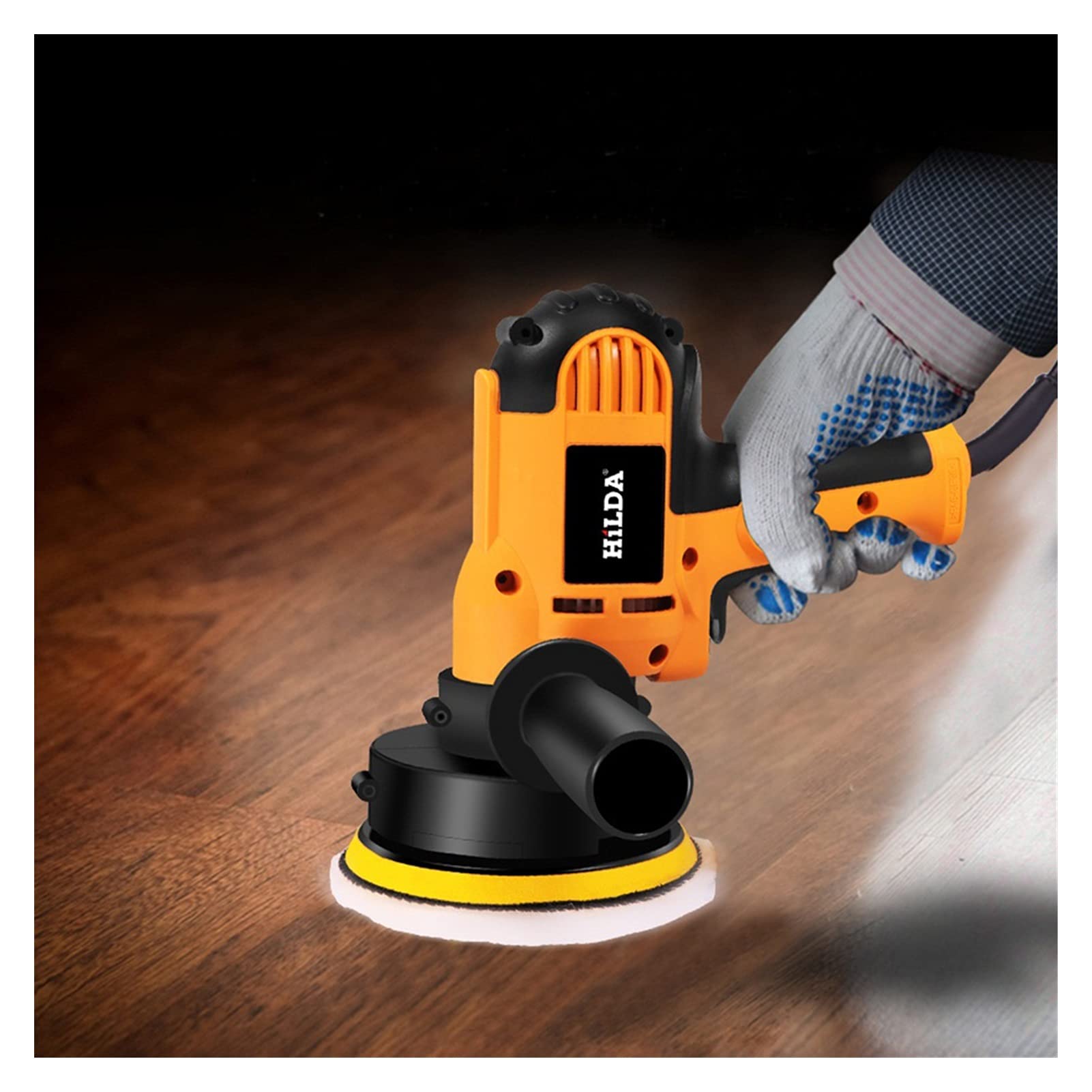 LNHHG 700W Portable Car Polisher Adjustable Speed Waxing Polishing Sealing Glaze Machine Electric For Furniture