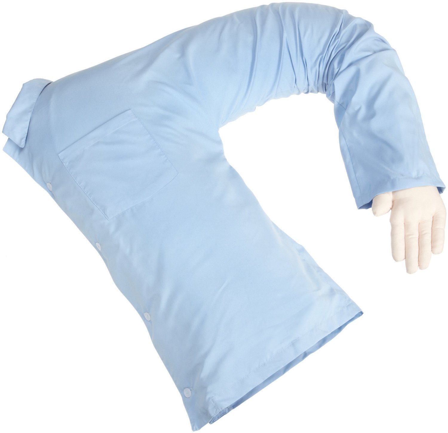 Out of the Blue 32/2040 - Kuschelkissen Boyfriend, ca. 65 x 60 cm, 100 Prozent Polyester, in Kunststofftasche mit Reißverschluss