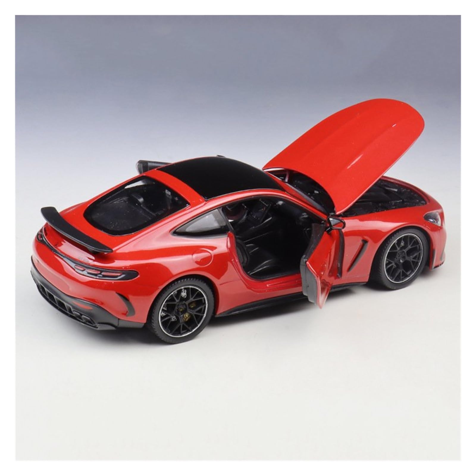 ONAIC Maßstabsmodelle Modellauto 1:24 Für Benz Für AMG Für GT 63 Sportwagen-Modell Aus Metallguss Sammlerauto(Weiß)
