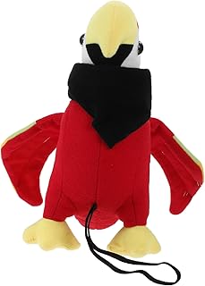 CAXUSD Papagaio De Pelúcia Papagaio Pirata Adereços De Halloween Roupas De Cosplay Papagaio Artificial Boneca Ombro Modelo Papagaio Modelos De Papagaio Artificial Chapéu De Papagaio