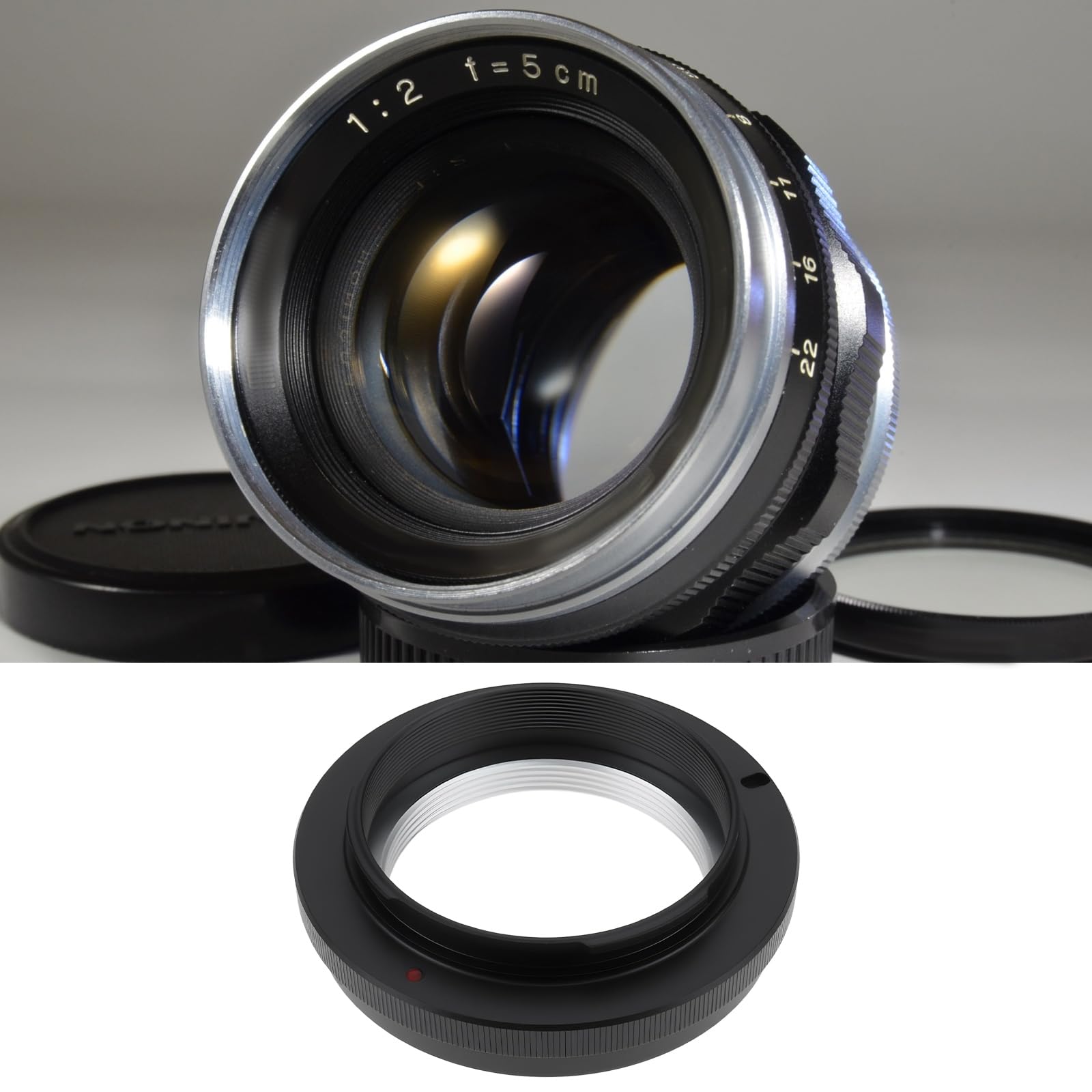 Adattatore per obiettivo L39 M39 compatibile con Leica L39 M39 ad anello adattatore E-Mount compatibile con Sony