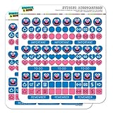 MAKE IT MEMORABLE: Create a reminder as unique as you are. Our licensed stickers are ideal for adding that personal touch to planners, calendars, scrapbook pages, handmade cards, and other projects. EASY PEEL & STICK: Includes 200+ opaque stickers. S...