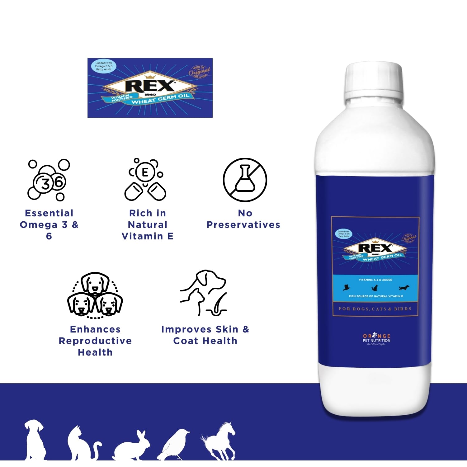 Rex Wheat Germ Oil, 250 ml