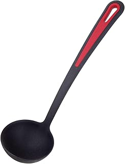 Westmark Louche: Cuillère à Soupe, résistant à la chaleur jusqu'à 270 °C, PPA, Longueur : 31,5 cm, Gallant Plus, Noir/rouge, 29562275