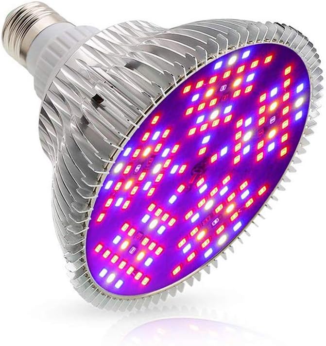 100W LED Grow Light Bulb, WECLUB 150 LEDs 3 Mode Full Spectrum Bloom Growth Plant Growing Lamp, E27 E26 Indoor Plant light for Vegetable Greenhouse Hydroponic Grow Tent, AC.85-265V. [FCC,CE,ROHS CERT]