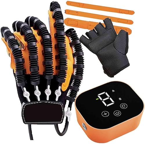 Guantes de robot de rehabilitación de manos, intensidad ajustable, hemiplejia, artritis, mano izquierda y derecha, entrenador de rehabilitación de