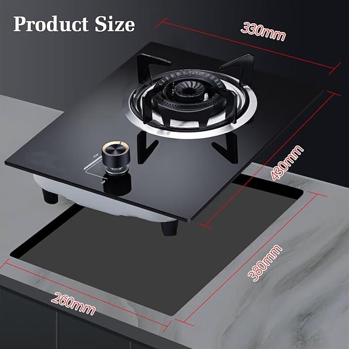 Estufa de Gas Portátil de 1 Quemador, 5.2KW, con Protección de Apagado miniatura 3