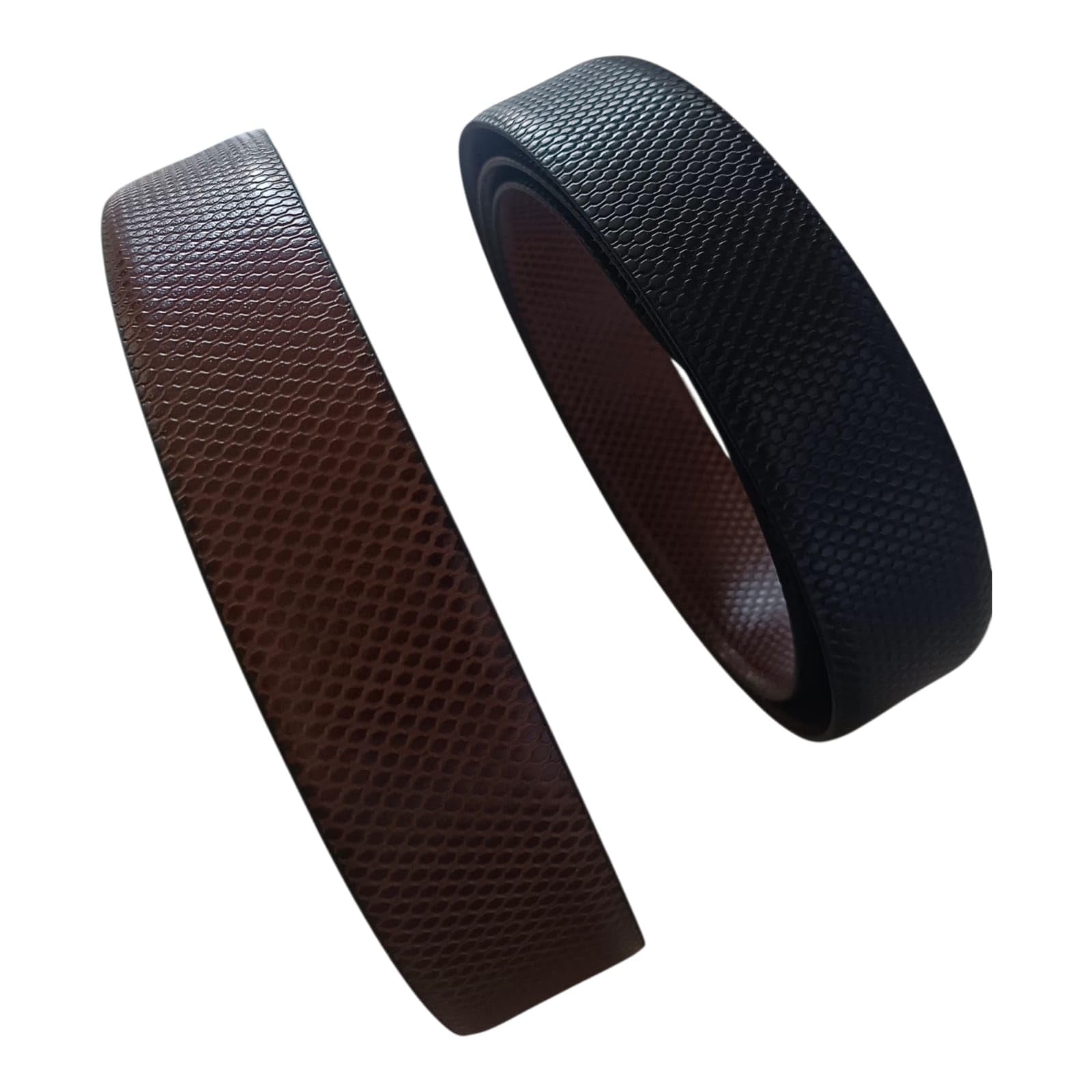 medsin Men’s Reversible Genuine leather Belts Strap Only formal Business Party Casual 35MM (1.35" inch) Varrious Waist sizes Black Rich Brown-picture-17