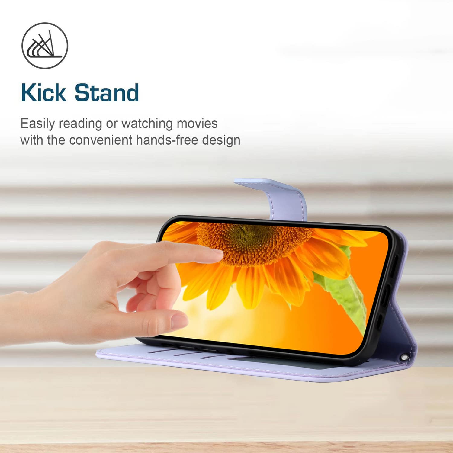 Funda Para Vivo Y53s/Y72 5G/iQOO Z3 - Cuero PU, Con Soporte Plegable, Tarjetero Y Cristal Templado, Protección Completa Y Elegante Para Hombre Y Mujer