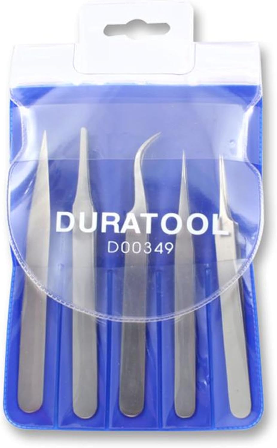 DURATOOL D00349 Precision Industrial TWEEZER Set