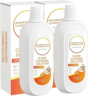 2 Packs Floor Cleaner Orange Scented Compatible with Tineco Cleaning Solution Deep Clean Residue & Streak Free, for Tineco Solution Cleaning Liquid for ALL Robotic Vacuum Mop Cleaner Solution