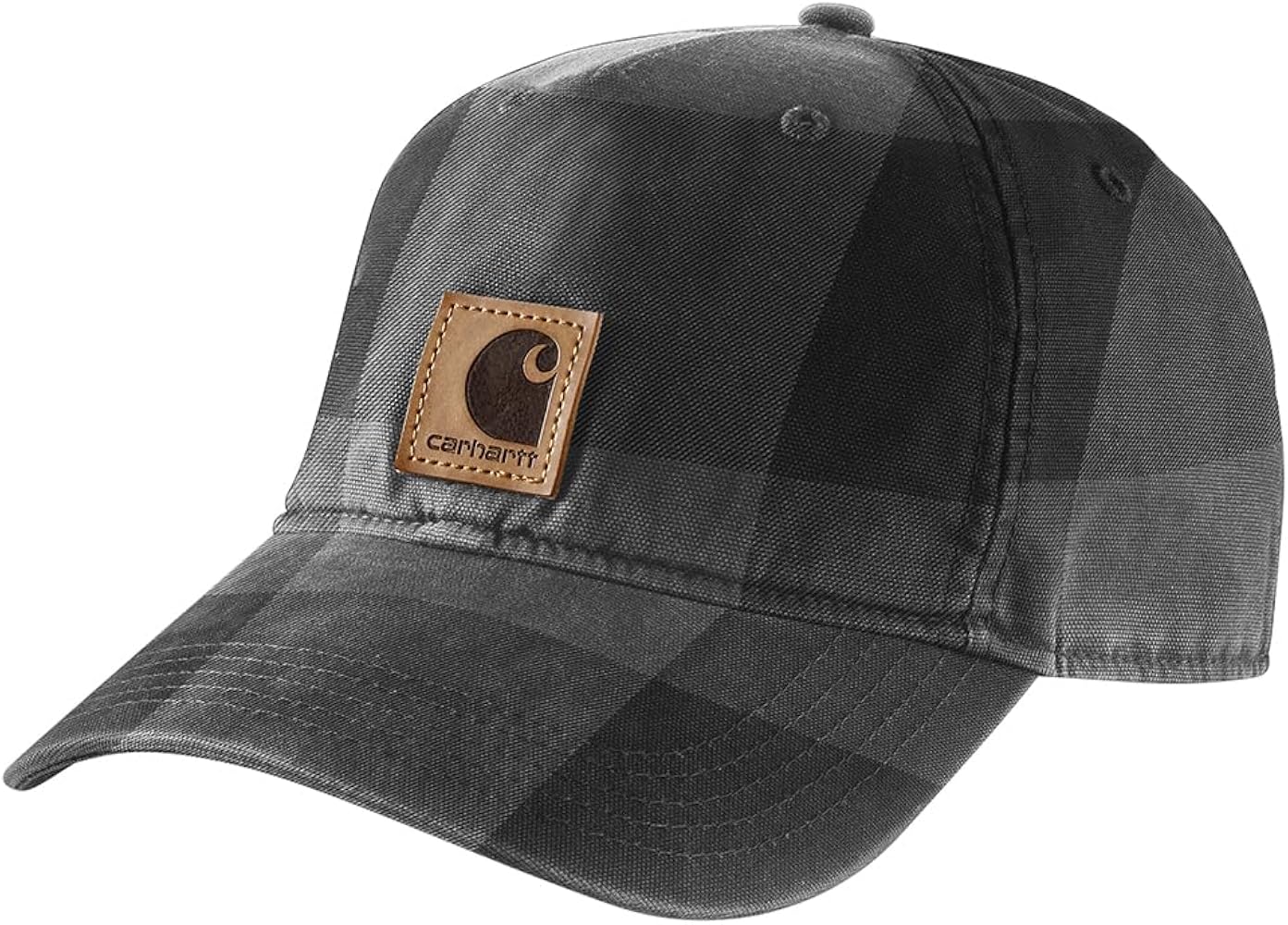Carhartt Men's Flannel Cap, Gravel, One Size at Amazon Men's