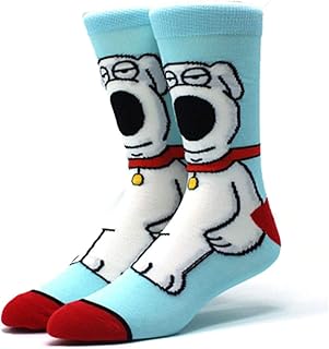 Family Cartoon Guy Brian The Dog Character Themed Crew Socks Multicoloured One Size