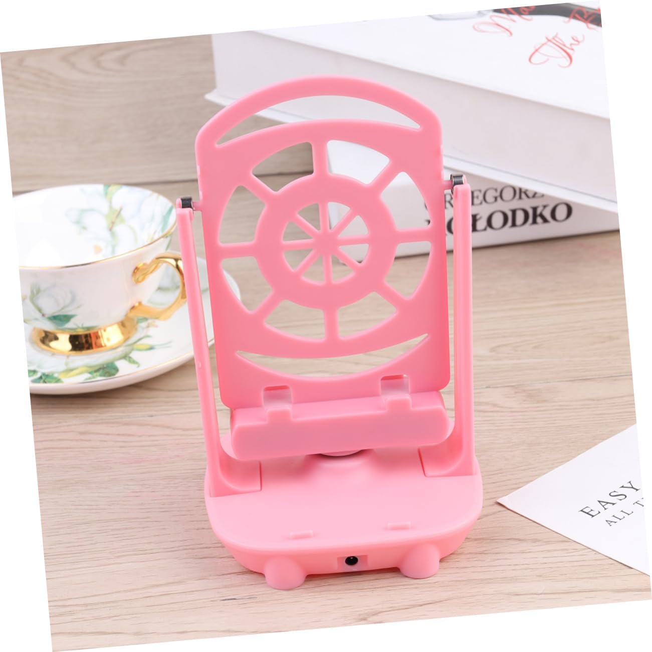 Stainless Steel Phone Mute Stepper Brush Stepper Pedometer Base Bracket Steps Hour for Smartphones