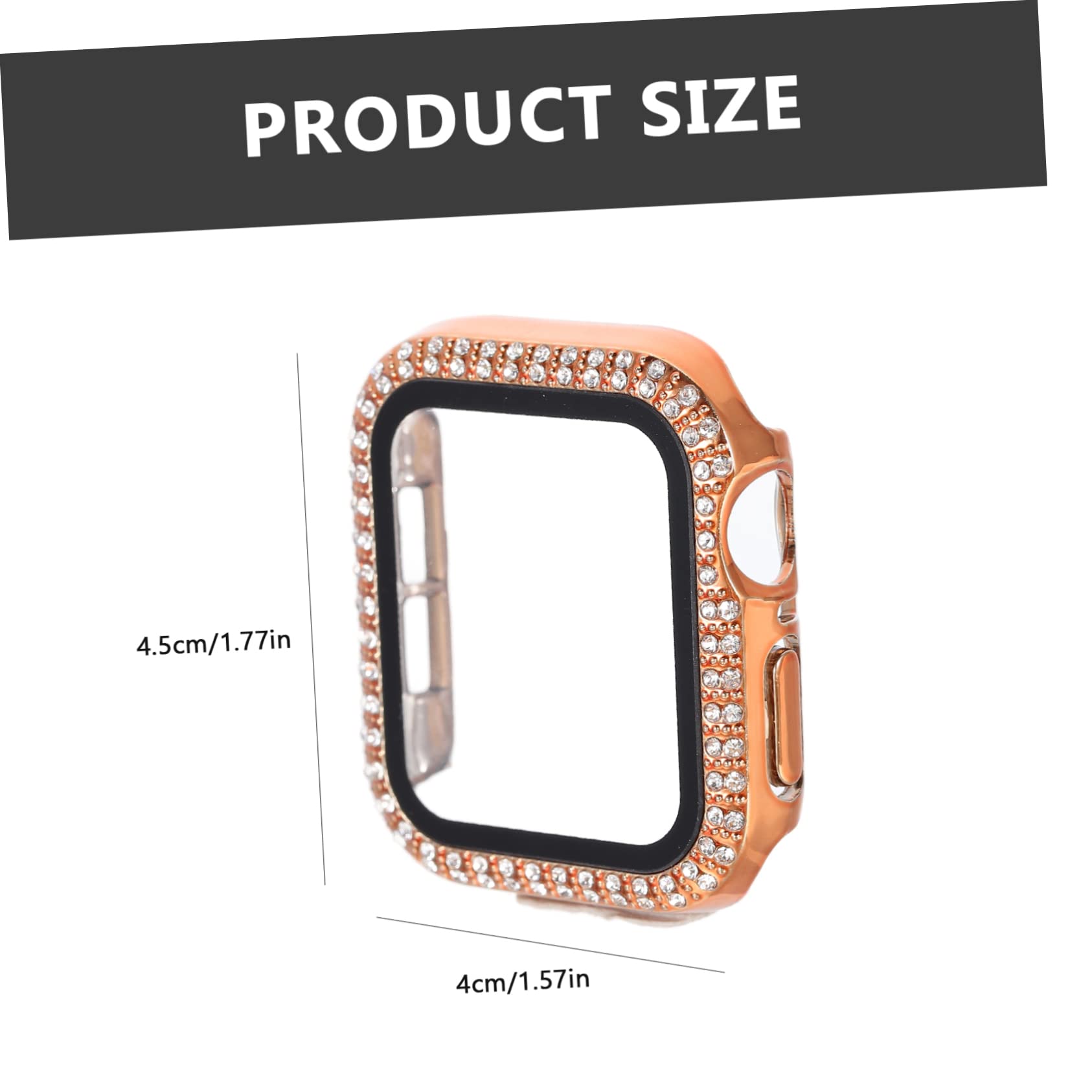 DOITOOL Lot De 3 Coques De Montre en Film Trempé pour Une Conception Robuste Et Brillante en Strass Facile À Installer 5 Pièces X 3