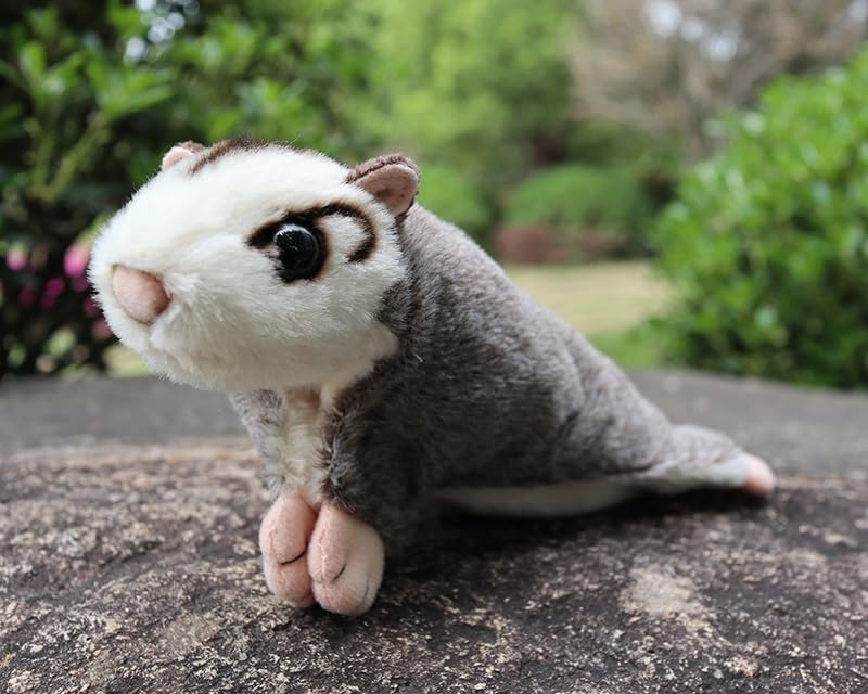 Amazon.co.jp: シミュレーションかわいいフクロモモンガぬいぐるみ動物
