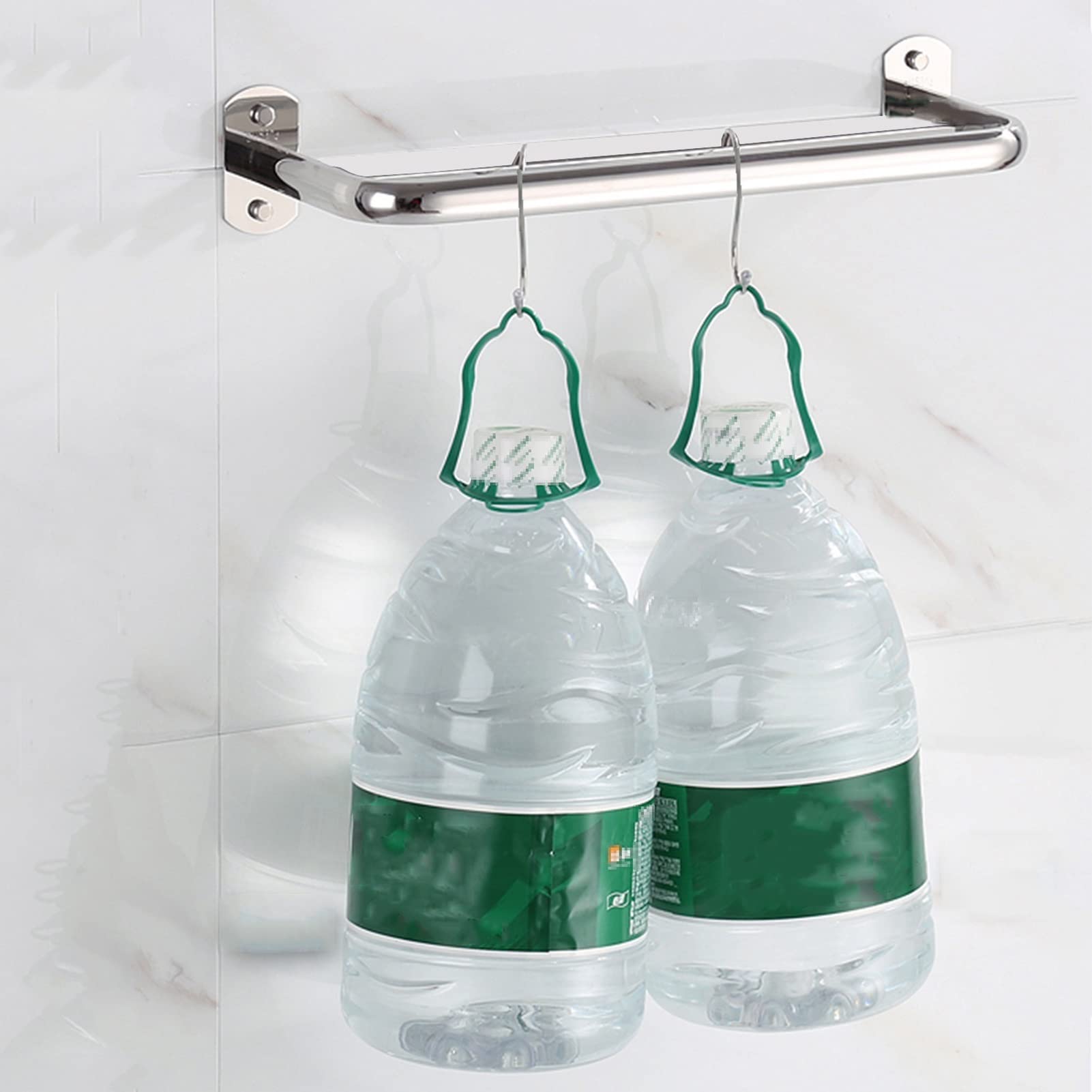 NEECS Porte-Serviettes en Acier Inoxydable, Porte-Serviettes Mural, tringles à Serviettes Simples pour Salle de Bain, 30 à 120 cm en Option, Finition Argent Poli (Taille : 90 cm)