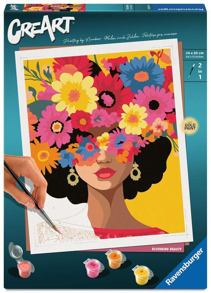 Juegos niños 12 años y adultos para regalar arte con CreArt Floral Diva