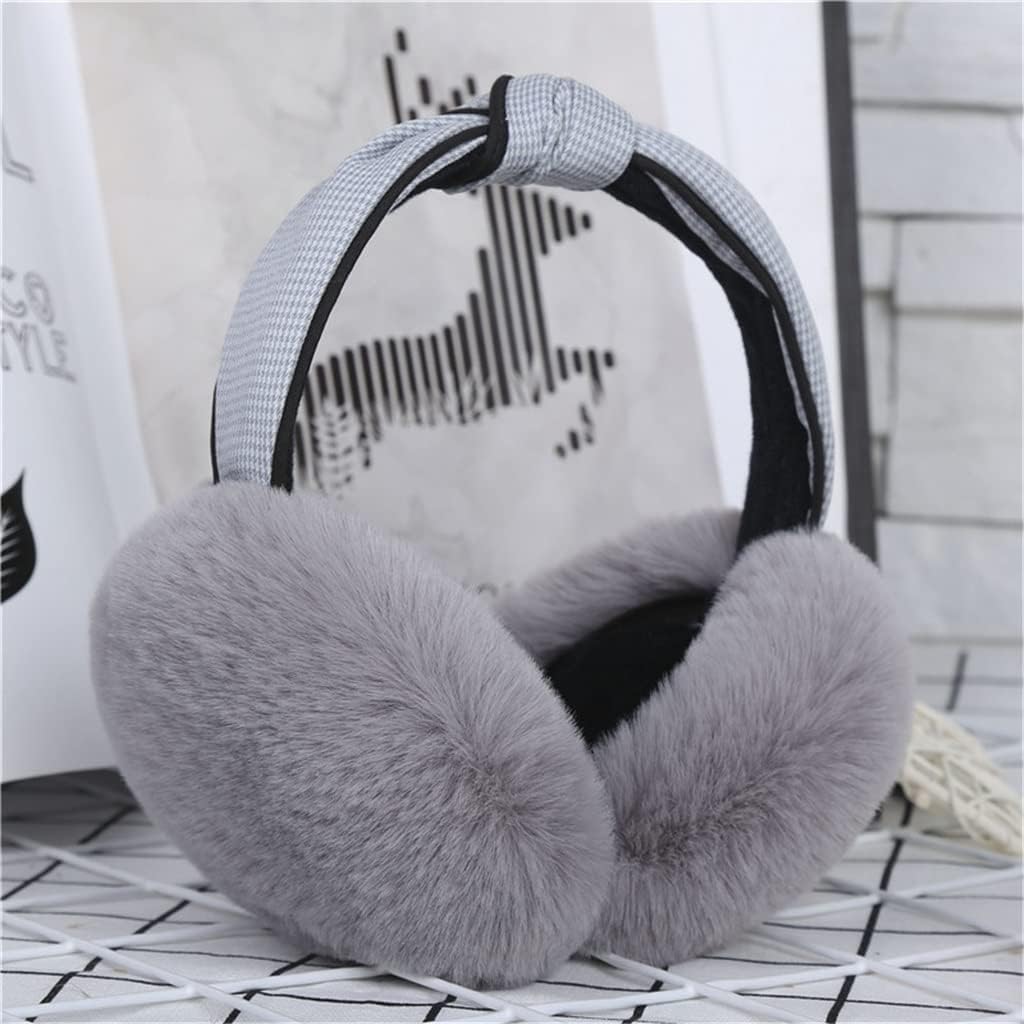 Nowy Verdikking Oorbeschermers Winter Warm Oorkleppen Meisje Pluizige Vouw Leuke Warmer Hoofdtelefoon Oorwarmers Zachte Kasjmier Nauszniki