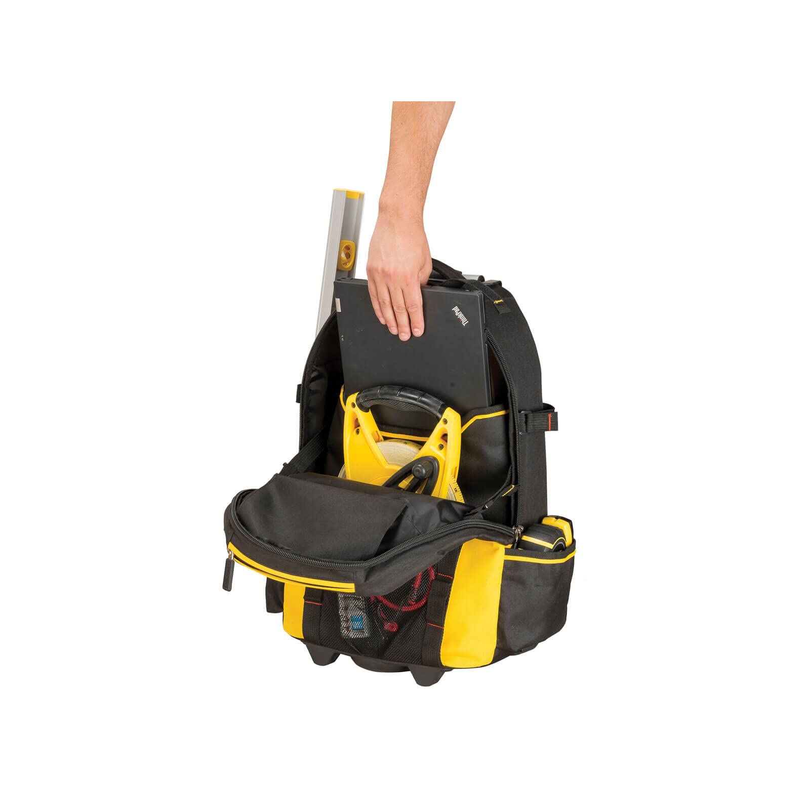 Stanley - FatMax Sac à Dos Porte-Outils à Roulettes - Nylon Ultra Résistant 600 Deniers - Multipoches & Scie pour Usage Général - Découpe du Plâtre - 8 Dents/Pouce - Denture Triple Biseaux