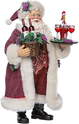 Kurt Adler - Papá Noel de tela de 115 pulgadas