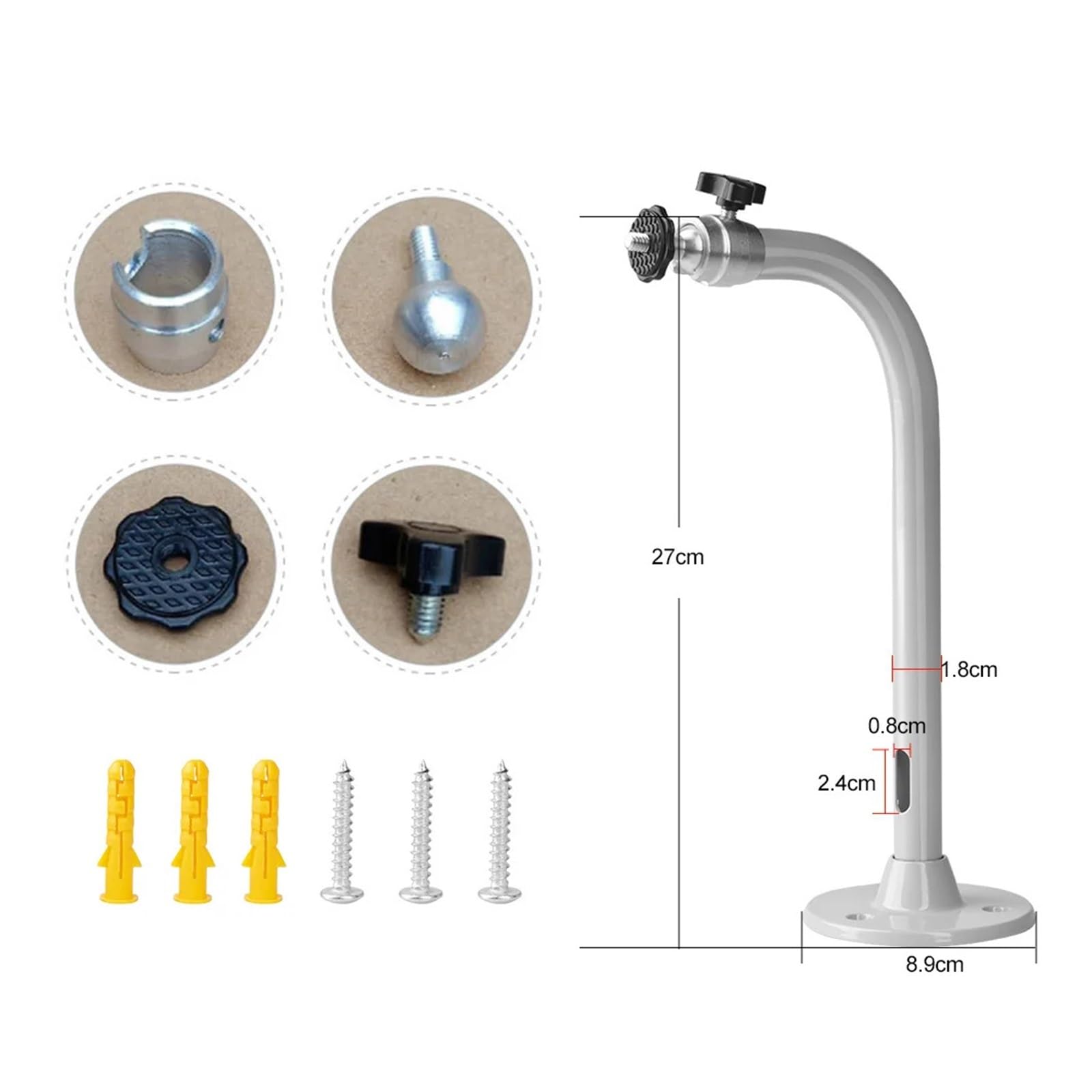 Supporto a parete for proiettore, 6 mm, TD80W HY300 PRO | Design ruotabile, formato mini, utilizzo a soffitto, supporto compatto