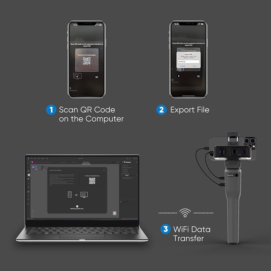 3Dスキャナー SEAL & SMART GRIP & Multi-AXIS Seal 3D Scanner - Ultra-Fine Detail for Small Objects