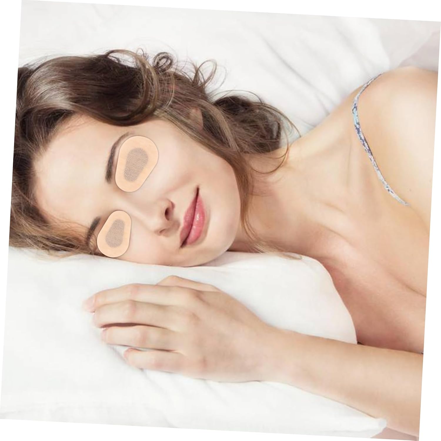 FRCOLOR Breathable Eye Patches 6 Pairs of Random Styles Elastic Non-Woven Eye Treatment Stickers for Wound Care Suitable for Ages