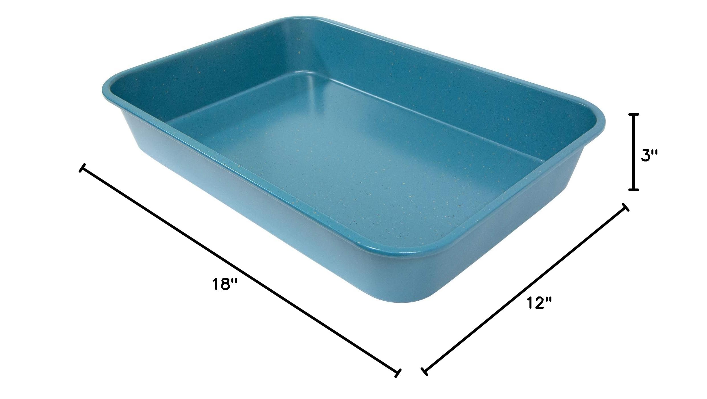 CasaWare Grande Lasagna Pan - Blue Granite -6